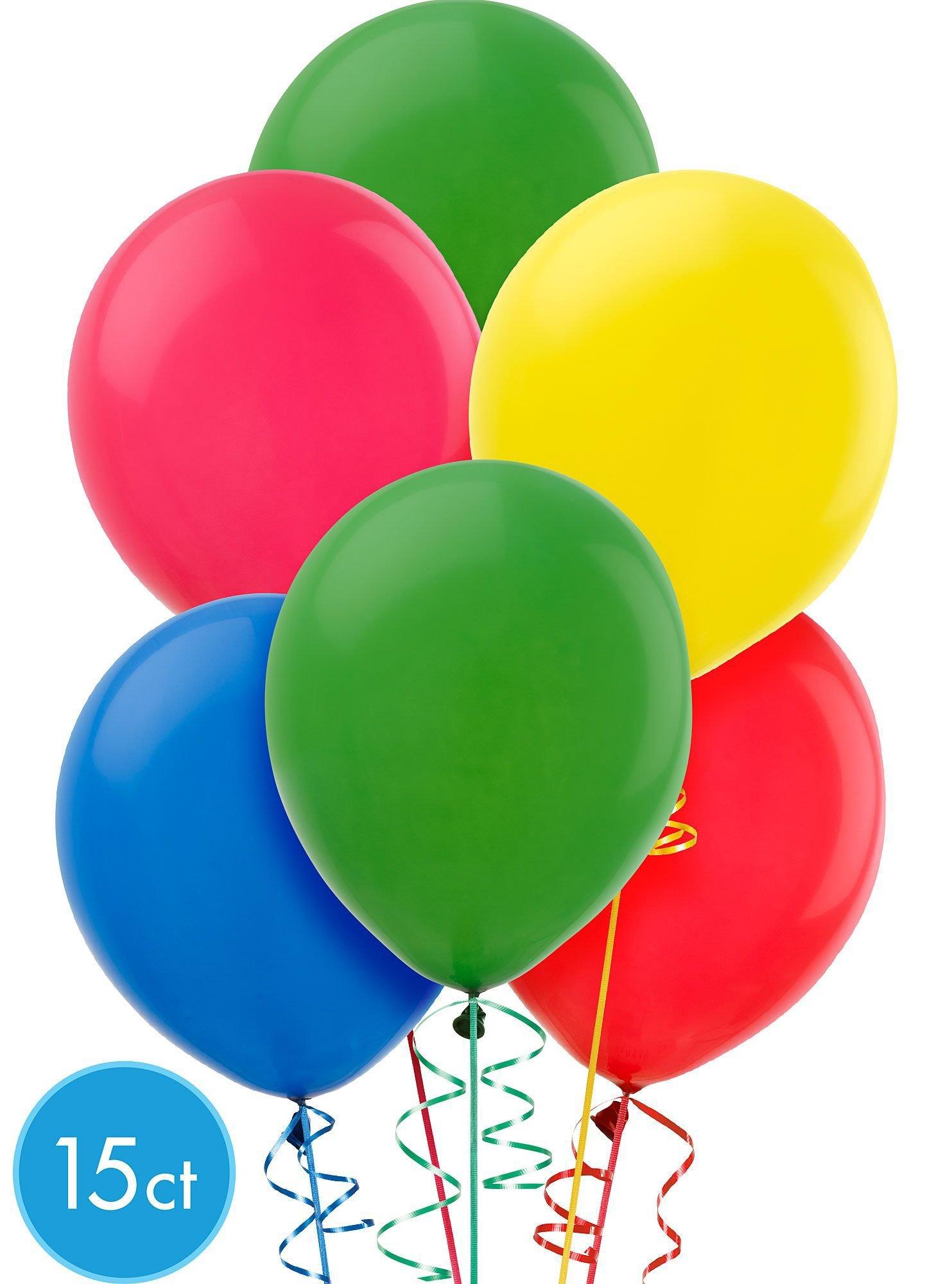 Balloon Time Jumbo Helium Tank with 30 Balloons & Ribbon